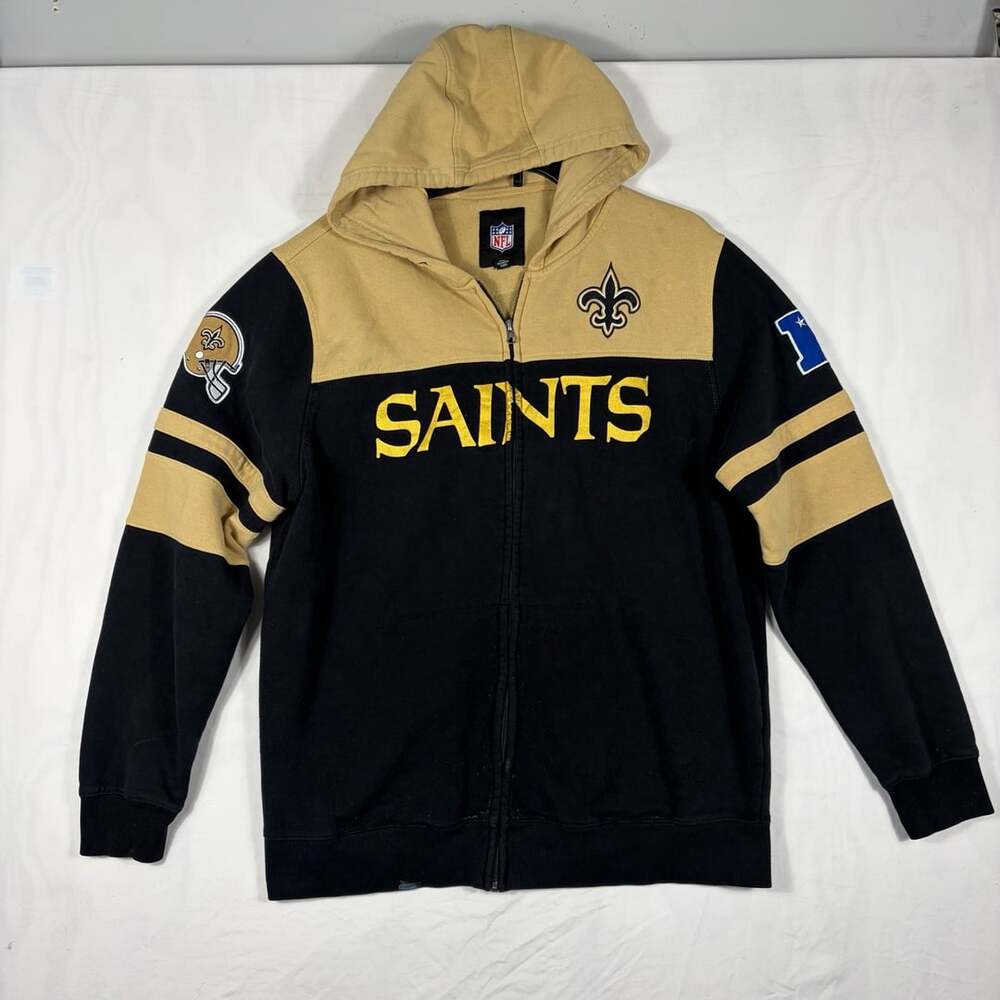 NFL New Orleans Saints Size XL Full Zip Hoodie